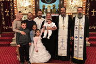 Крестины Матфея, сына Эмиля и Светланы Азар