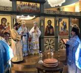 Божественная литургия в Неделю 15-ю по Пятидесятнице, пред Воздвижением на северо-западе Сирии в Рабие