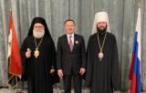 Блаженнейший Патриарх Антиохийский Иоанн X и митрополит Волоколамский Антоний посетили прием в Посольстве России в Сирии