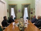 Председатель ИППО Сергей Степашин провёл встречу с Представителем Патриарха Московского и всея Руси при Антиохийском Патриаршем Престоле архимандритом Филиппом (Васильцевым)